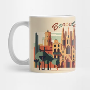 Barcelona, Spain, travel Mug